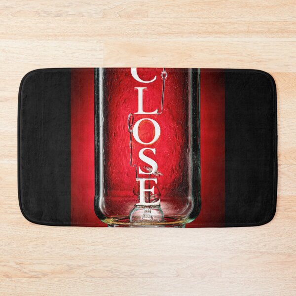 Item preview, Neon “CLOSE” Sign Inside Light Bulb – Modern Red Glow Aesthetic designed and sold by Grafititee.