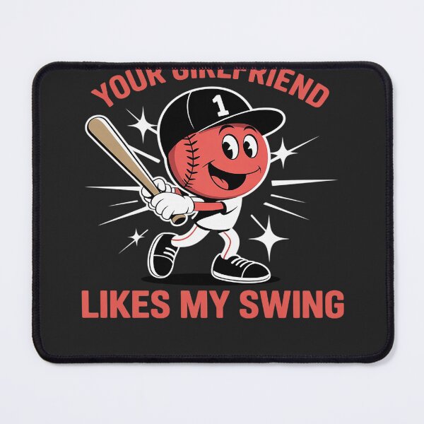 Item preview, Your Girlfriend Likes My Swing Youth kids baseball Boys Girl designed and sold by LegendsArt75.