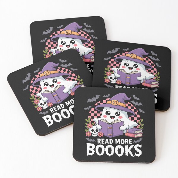 Item preview, Cute Booooks Ghost Read More Books Funny Teacher Halloween designed and sold by SnackPAC.