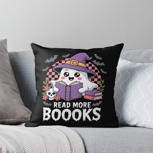 Item preview, Cute Booooks Ghost Read More Books Funny Teacher Halloween designed and sold by SnackPAC.