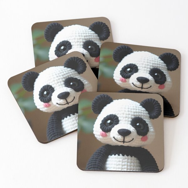 Item preview, Crocheted Panda Bear – Cute Amigurumi designed and sold by Mianku | Für das Leben.