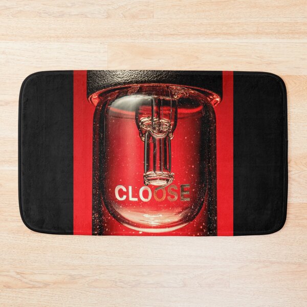 Item preview, Neon “CLOSE” Sign Inside Light Bulb – Modern Red Glow Aesthetic designed and sold by Grafititee.