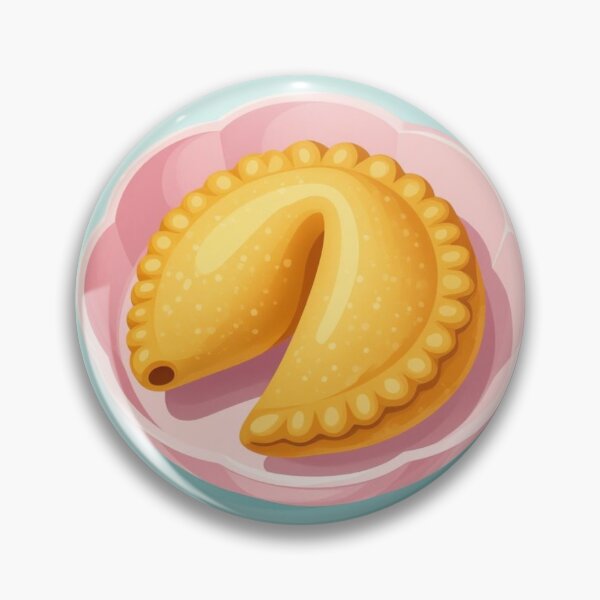 Item preview, Cute Cartoon Fortune Cookie with Cherry Blossoms designed and sold by ArtQueen777.