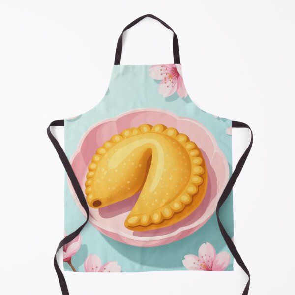 Item preview, Cute Cartoon Fortune Cookie with Cherry Blossoms designed and sold by ArtQueen777.