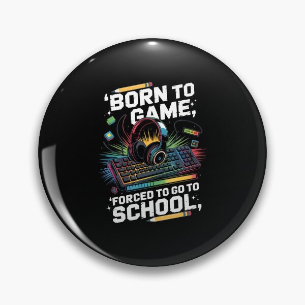 Item preview, Born To Game Forced To Go To School Funny Back To School Boy designed and sold by LeanneSandra.