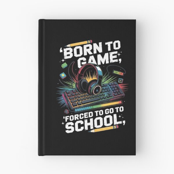 Item preview, Born To Game Forced To Go To School Funny Back To School Boy designed and sold by LeanneSandra.