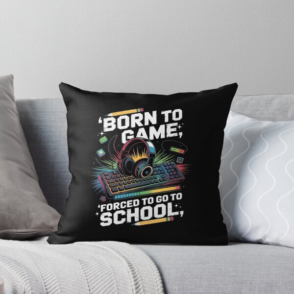Item preview, Born To Game Forced To Go To School Funny Back To School Boy designed and sold by LeanneSandra.