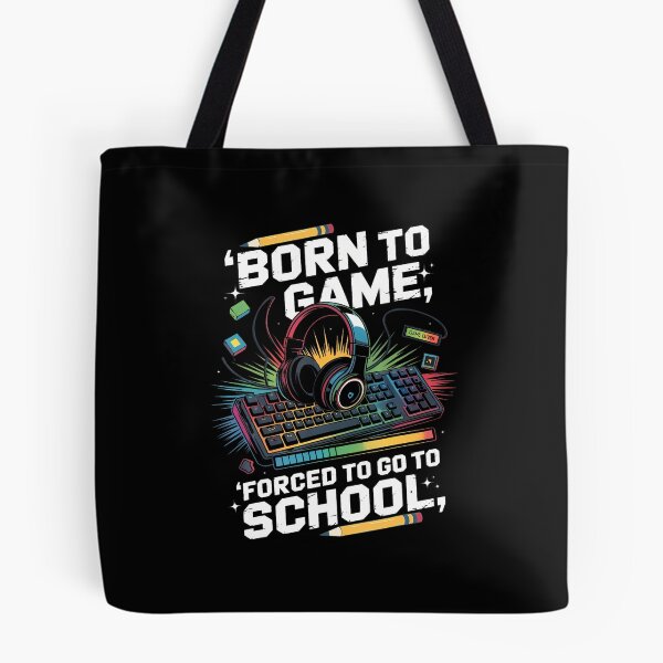 Item preview, Born To Game Forced To Go To School Funny Back To School Boy designed and sold by LeanneSandra.