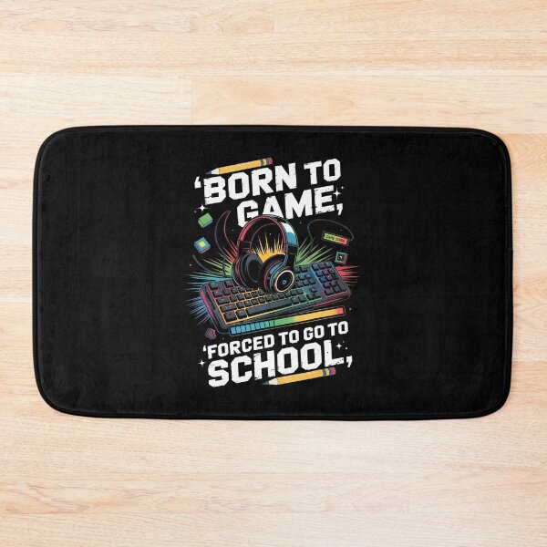Item preview, Born To Game Forced To Go To School Funny Back To School Boy designed and sold by LeanneSandra.