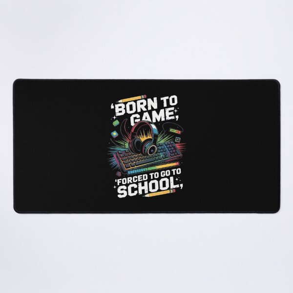 Item preview, Born To Game Forced To Go To School Funny Back To School Boy designed and sold by LeanneSandra.