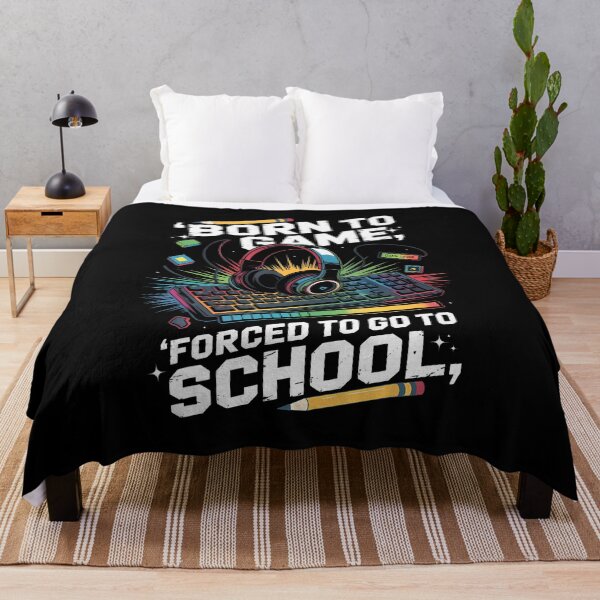 Item preview, Born To Game Forced To Go To School Funny Back To School Boy designed and sold by LeanneSandra.