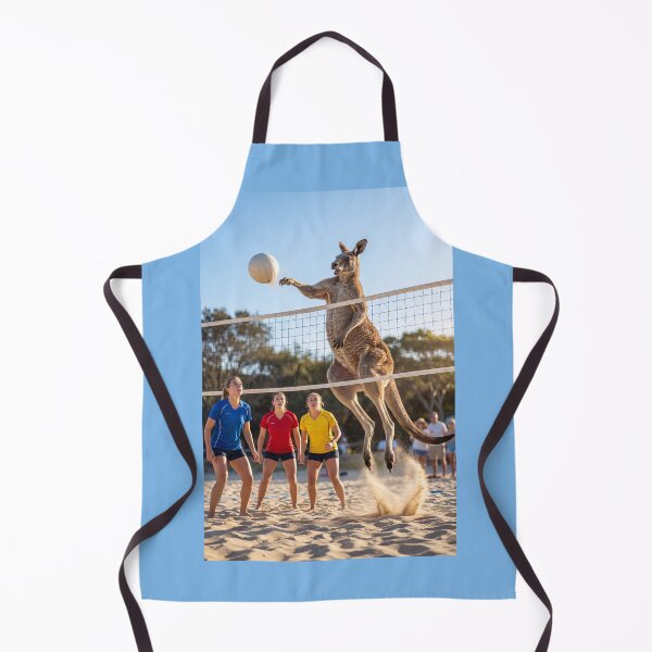 Item preview, Rogue Kangaroo Crashes Beach Volleyball Game designed and sold by Tridentulus.