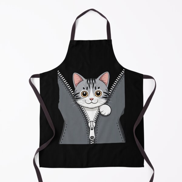 Item preview, Cute Cat Emerging from A Zipper Cat Dad Cat Mom designed and sold by SnackPAC.