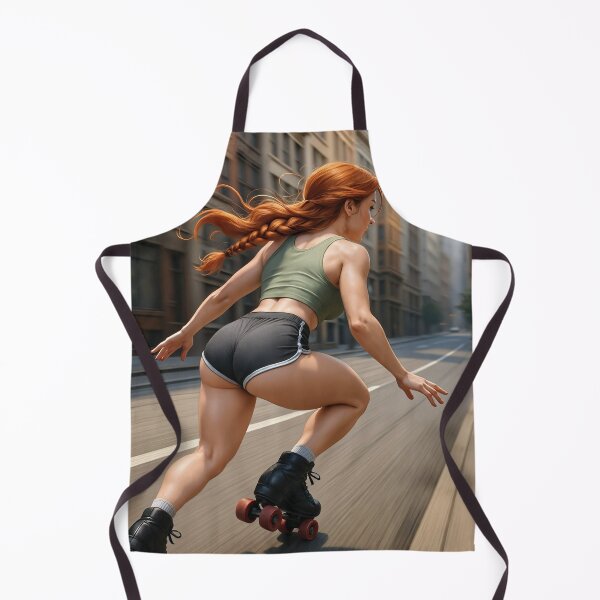 Item preview, Rowan Fletcher braided red hair skates citystreet designed and sold by CathryneDelamort.