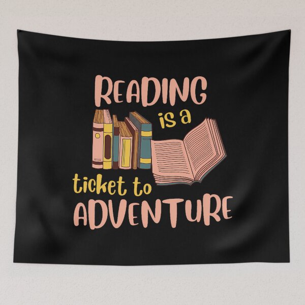Item preview, Reading Is A Ticket To Adventure (14) designed and sold by MindyMarianela.