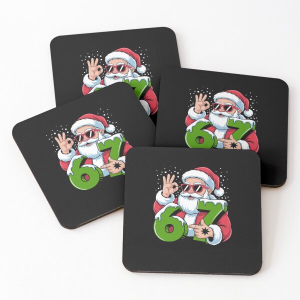 Item preview, 67 Six Seven Santa Christmas Gen Z Alpha designed and sold by johnertullio.