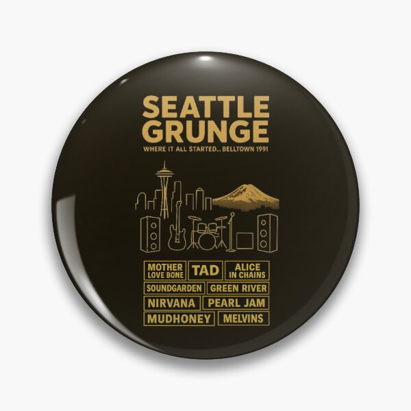 Item preview, Golden Era of Seattle 90s Grunge  designed and sold by KinshipThings.