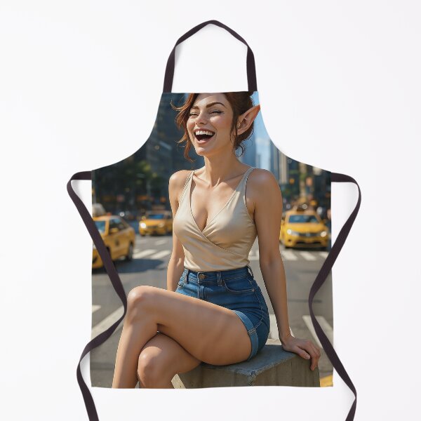 Item preview, Fortana Valentina laughing tan camisole citystreet designed and sold by CathryneDelamort.