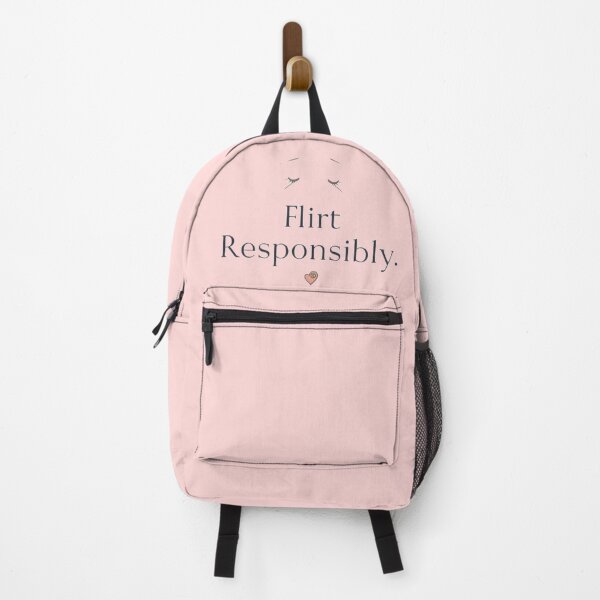 Artikelvorschau, Flirte verantwortungsvoll – minimalistisches Zitat – süßer romantischer Sarkasmus entworfen und verkauft von ConfuseLab Shop.