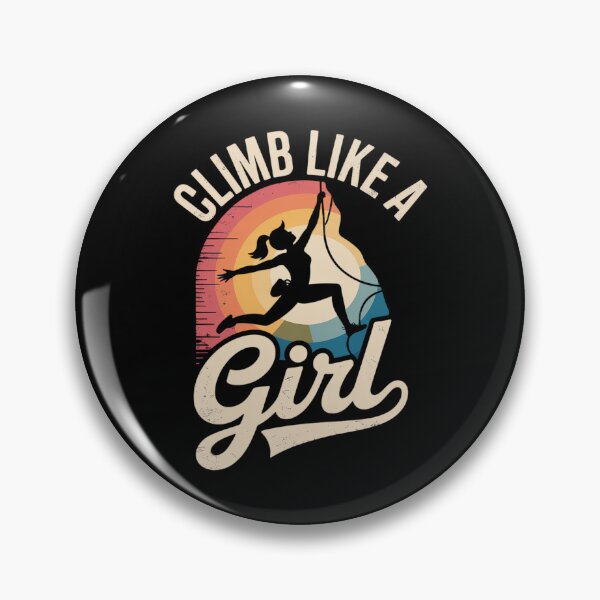 Item preview, Cute Climb Like A Girl Cool Free Climbing Lovers designed and sold by LittleDame.