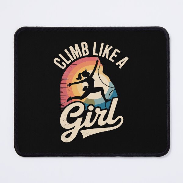 Item preview, Cute Climb Like A Girl Cool Free Climbing Lovers designed and sold by LittleDame.