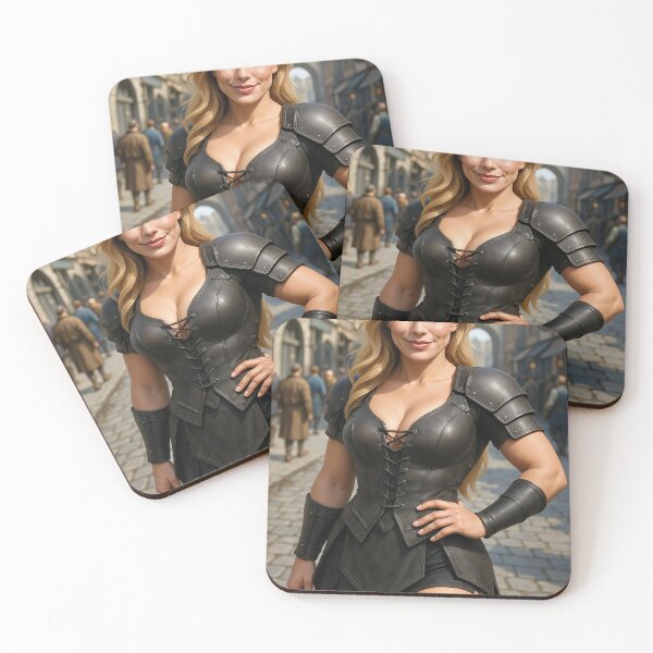 Item preview, Astrid Aurelia black warrior in citystreet designed and sold by CathryneDelamort.