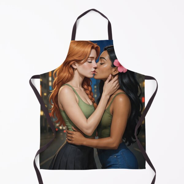 Item preview, Rowan x Shanti green tops kissing on citystreet designed and sold by CathryneDelamort.