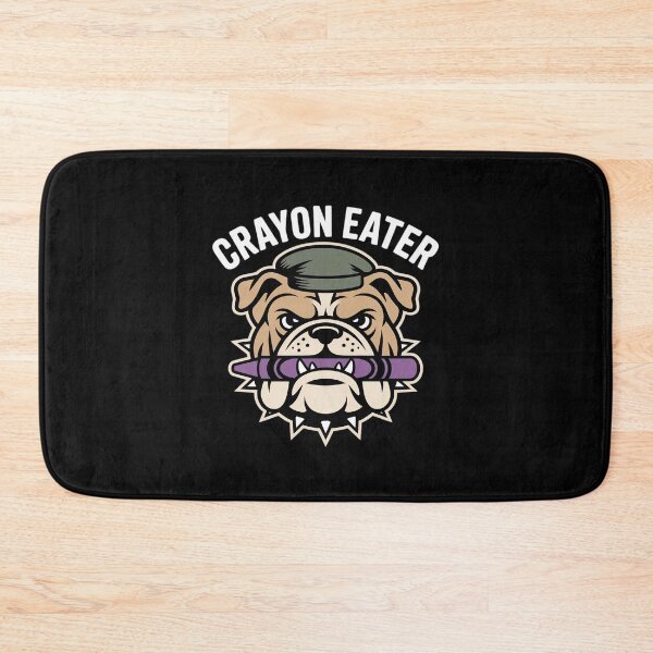 Item preview, Cute Crayon Eater Bulldog Armed Forces Grumpy Old Vet designed and sold by LittleDame.
