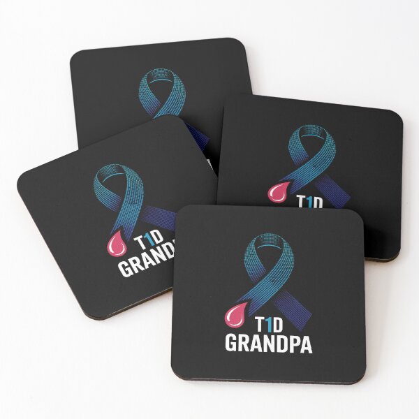 Item preview, Mens Mens Type 1 Diabetes Grandpa - World Diabetes Day designed and sold by HollyBellArtSte.