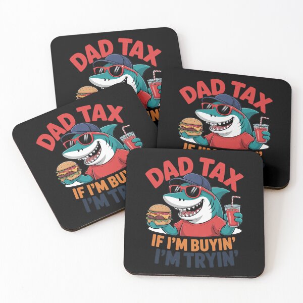 Item preview, Mens Dad Tax If I'm Buyin' I'm Tryin' Fathers Day Fast Food Funny Tank Top designed and sold by ReadySide.