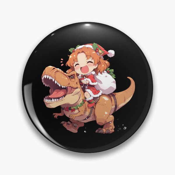 Item preview, Orange Pekoe Christmas Santa Riding Dinosaur In Girls Und Panzer Anime designed and sold by Raslbazola.