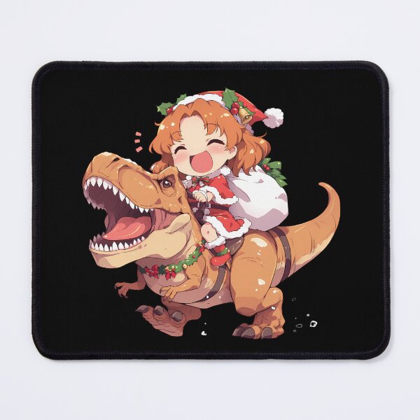 Artikelvorschau, Orange Pekoe Christmas Santa Riding Dinosaur In Girls Und Panzer Anime entworfen und verkauft von Raslbazola.