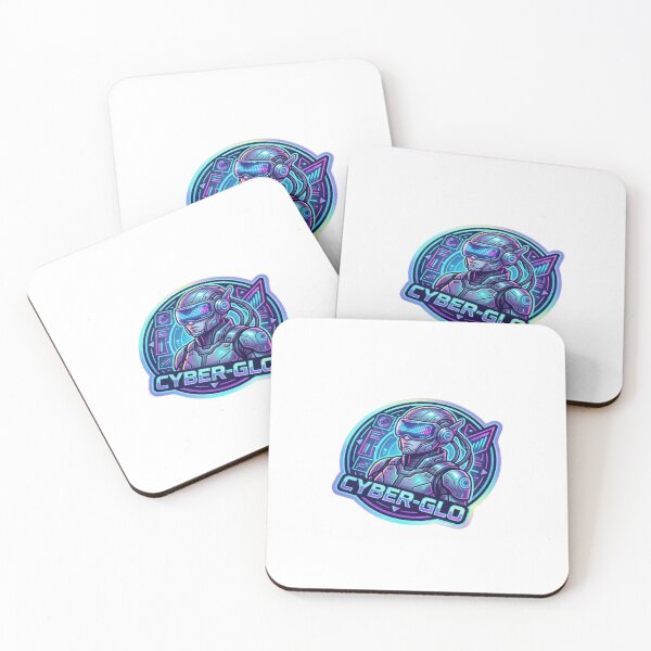 Item preview, Cyber-Glo Holographic Cyberpunk Warrior Sticker designed and sold by Stickora29.