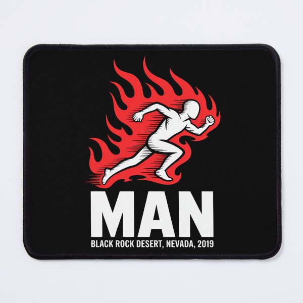 Item preview, Man Burning Funny Music Festival Lovers designed and sold by TiredPack.