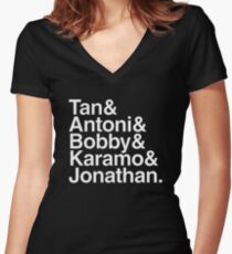queer eye Women's Fitted V-Neck T-Shirt