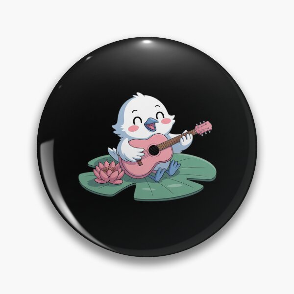 Artikelvorschau, Ein süßer Dodo spielt Ukulele auf einem Lotusblatt entworfen und verkauft von LittleDame.