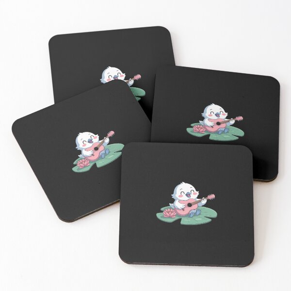 Item preview, Cute Dodo Playing Ukulele On Lotus Lily Pad designed and sold by LittleDame.