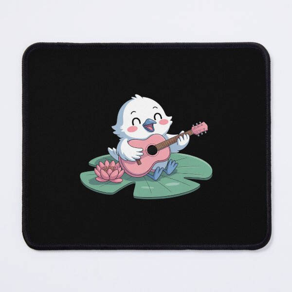 Item preview, Cute Dodo Playing Ukulele On Lotus Lily Pad designed and sold by LittleDame.