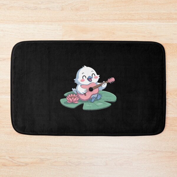Item preview, Cute Dodo Playing Ukulele On Lotus Lily Pad designed and sold by LittleDame.