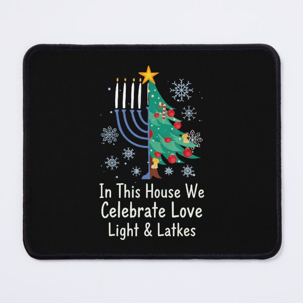 Item preview, Love Light  Latkes Interfaith Hanukkah Christmas Holiday designed and sold by JaneJanie.