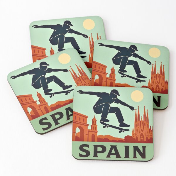 Item preview, Spain - Skateboarding Culture designed and sold by Myra365Art.