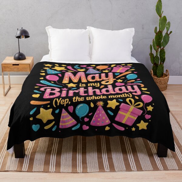Item preview, May Is My Birthday Yes The Whole Month Cute May Bday Tie Dye designed and sold by GaryPacheco6.
