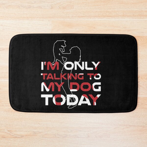 Item preview, I'm Only Talking to My Dog Today – Funny Dog Lover Quote for Humor and Family designed and sold by karibov.