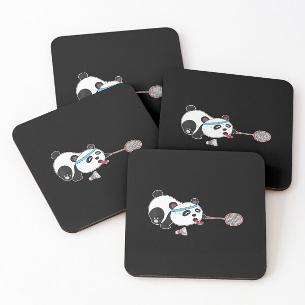 Item preview, Panda Animals Badminton Shuttlecocks designed and sold by ToriCarylon.