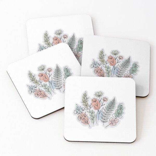 Item preview, Botanical Line Art Floral Sticker – Minimal Aesthetic Nature Design designed and sold by Stickora29.