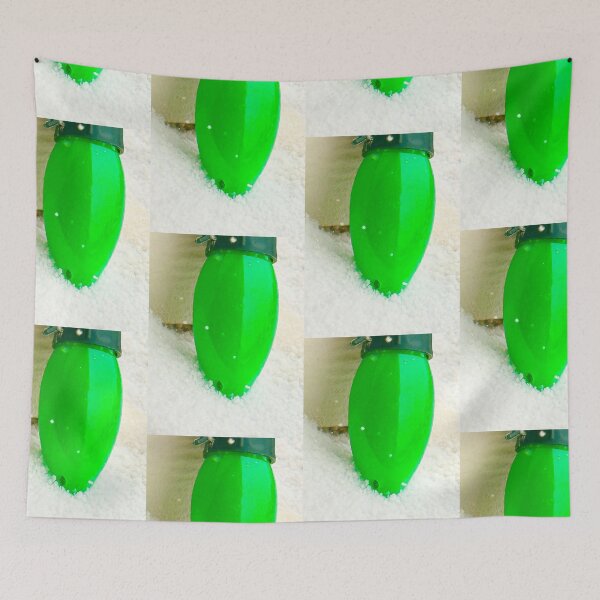 Item preview, Green Christmas Light and First Snow of Flagstaff 2025 by ElitebyElise designed and sold by ElitebyElise.