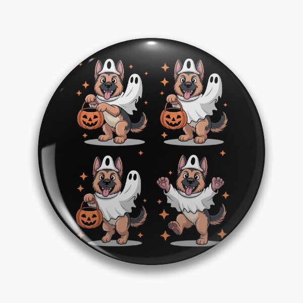 Item preview, Cute Fall German Shepherd Ghost Costume Dog Lover Halloween designed and sold by LittleDame.