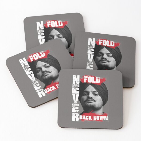 Item preview, NEVER-FOLD-NEVER-BACK-DOWN-SIDHU-MOOSEWALA designed and sold by SebastianRitter.