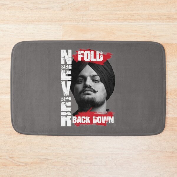 Item preview, NEVER-FOLD-NEVER-BACK-DOWN-SIDHU-MOOSEWALA designed and sold by SebastianRitter.
