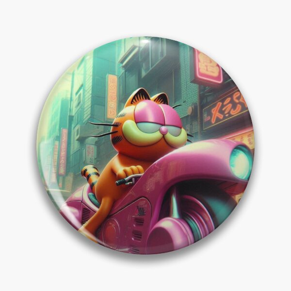 Item preview, “Lasagna Protocol: Neon Drift in Sector Meow” designed and sold by Print Fiction.